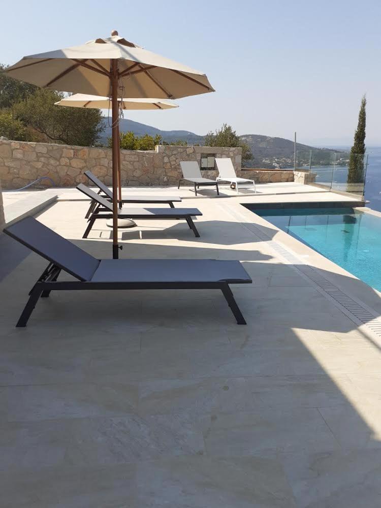 Ionian Stone Luxury Villa Nikiana Exterior foto